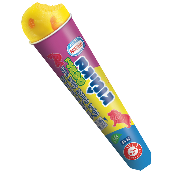 קרחון גומיגם ספארי עם סוכריות 90 ג' ניסטלה