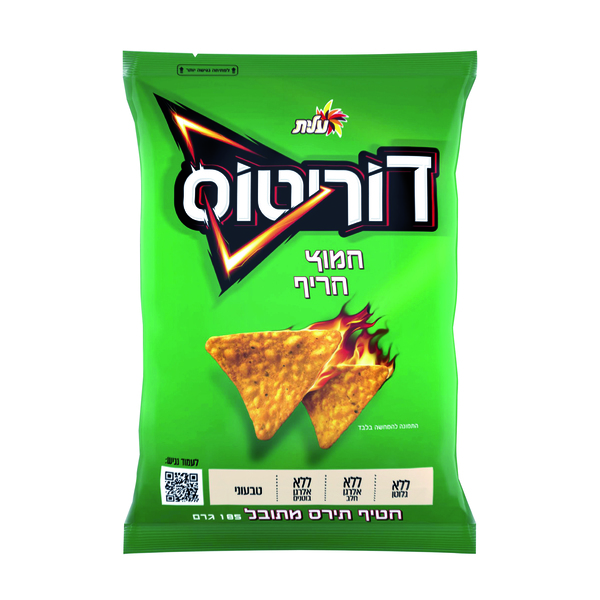 חטיף דוריטוס חמוץ חריף 185 גרם