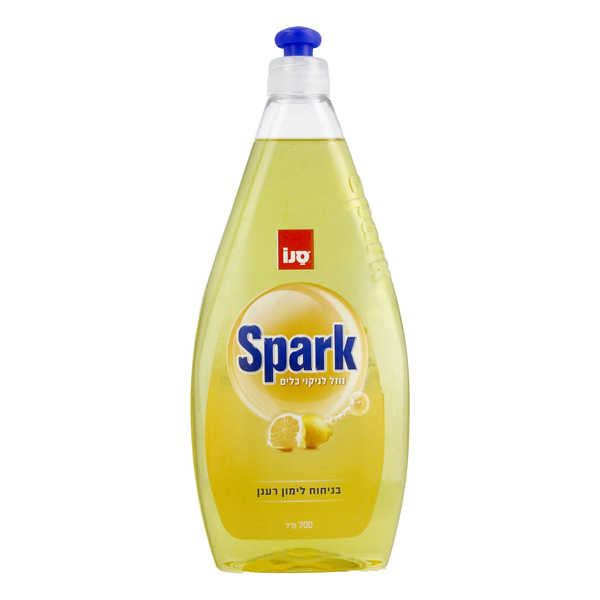 נוזל לניקוי כלים סנו ספארק Spark בניחוח לימון רענן