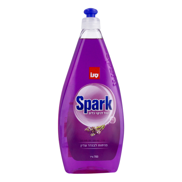 נוזל לניקוי כלים סנו ספארק Spark בניחוח לבנדר