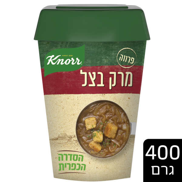 אבקת מרק בצל רכיבים טבעיים קנור 400 ג'