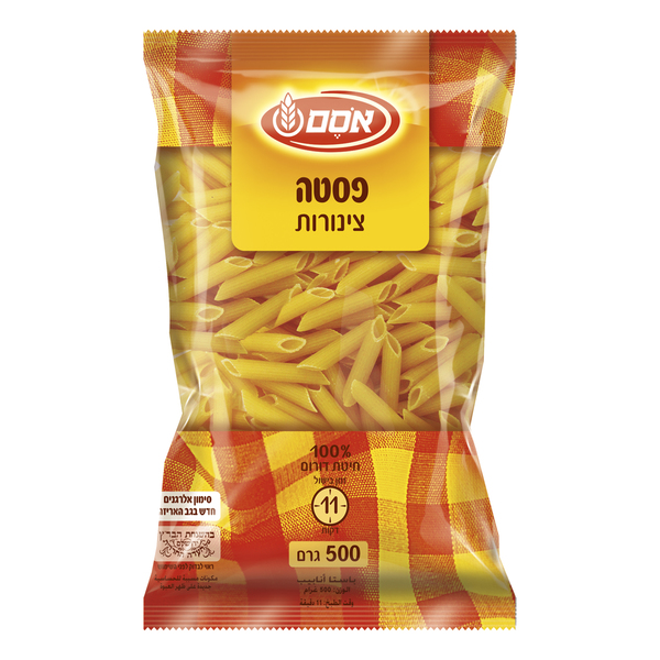 אסם פסטה צינורות איטלקי 12*500גרם