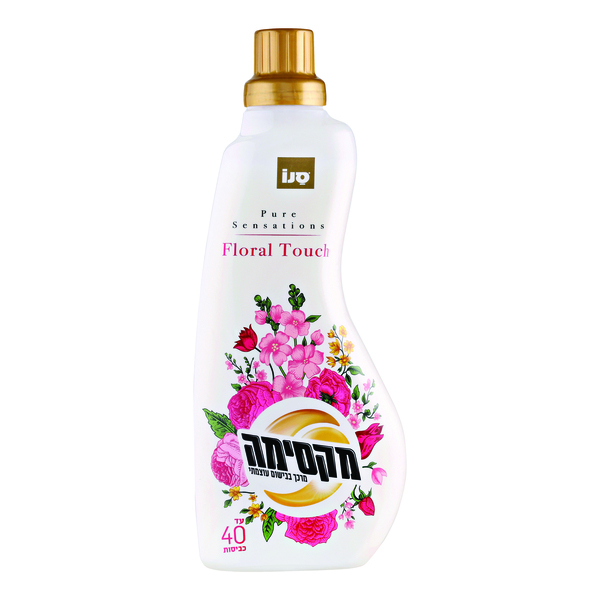 מרכך כביסה סופר מרוכז Floral touch סנו מקסימה 1 ליטר