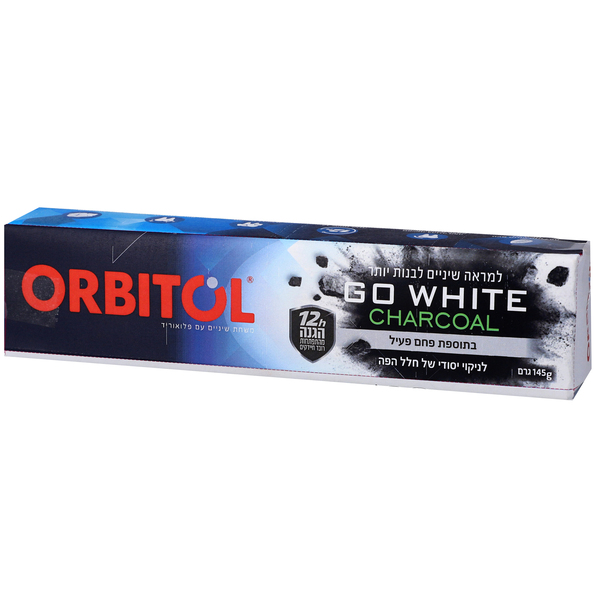 משחת שיניים 145ג 'אורביטול Charcoal Go White