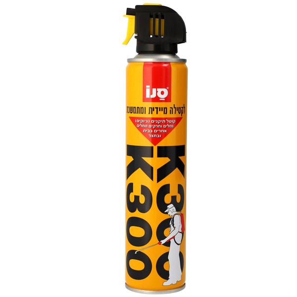 סנו - K300 קוטל חרקים תיקנים ונמלים 300 מ"ל