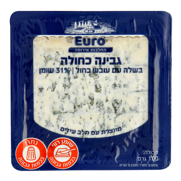גבינה כחולה עם עובש כחול 31% שומן