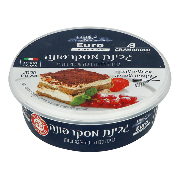 גבינת מסקרפונה EURO ויליפוד 250 גרם