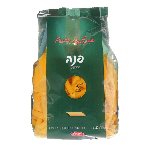 פסטה פנה ללא גלוטן 400 גרם - מידע תזונתי