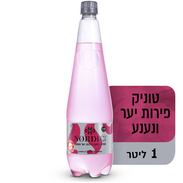 מי טוניק פירות יער ונענע נורדיק 1 ליטר