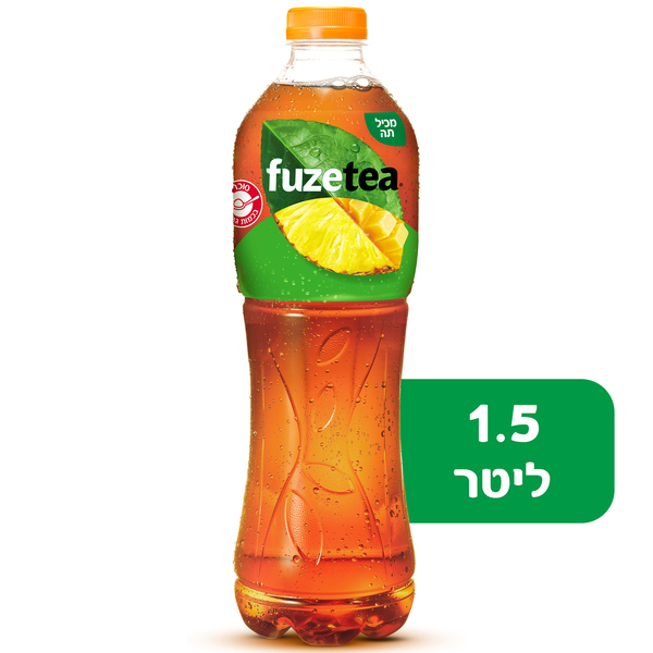 אייס תה בטעם מנגו אננס 1.5ל' FUZE TEA