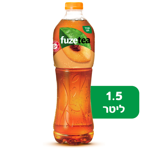 אייס תה בטעם אפרסק 1.5ל' FUZE TEA