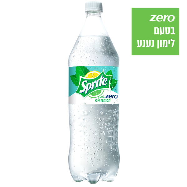 משקה זירו בטעם לימון נענע 1.5 ל' ספרייט