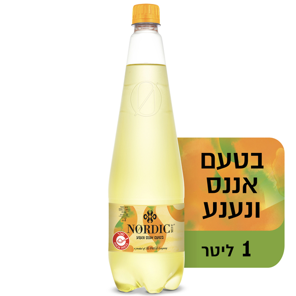 נורדיק מיסט מוגז בטעם אננס נענע 1 ליטר