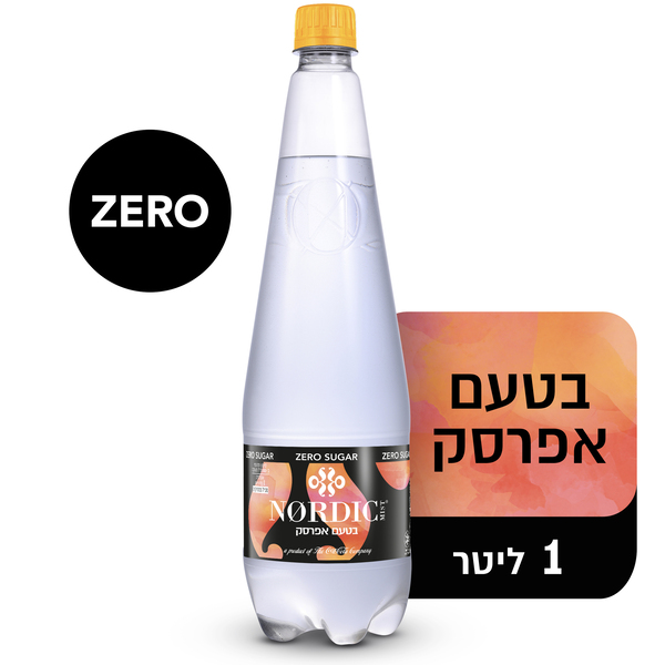 נורדיק מיסט סודה בטעם אפרסק דל קלוריות 1 ליטר