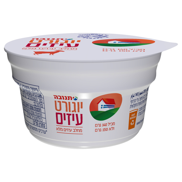 יוגורט מחלב עיזים מלא תנובה 140 גרם - מידע תזונתי