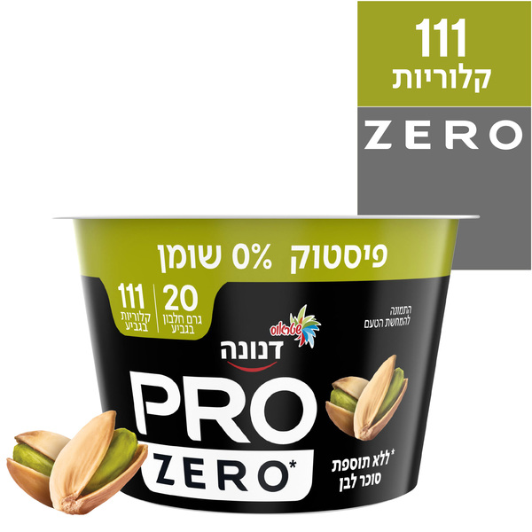 יוגורט פרו 20 בטעם פיסטוק 0% 200 ג' דנונה