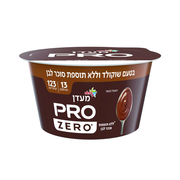 מעדן חלב מועשר בחלבון בטעם שוקולד ללא סוכר 150 ג' שטראוס