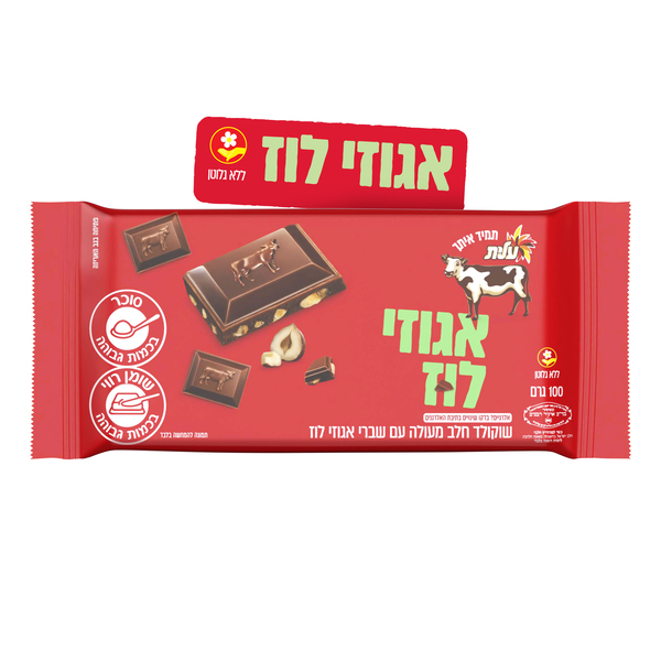 עלית - טבלת שוקולד פרה חלב שברי אגוזים 100 גרם