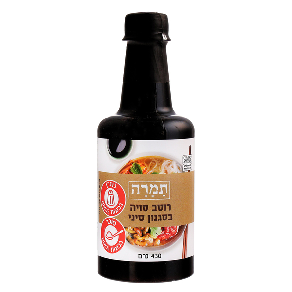 תמרה רוטב סויה בסגנון סיני 430 גרם - מידע תזונתי