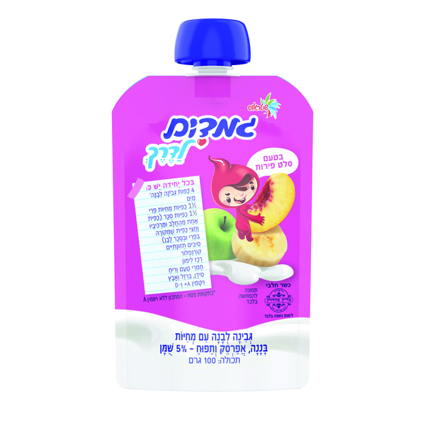 גמדים סקוויז 100 גרם פאוץ סלט פירות 100 גרם