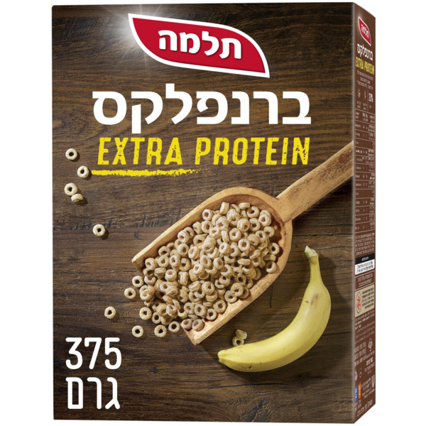 ברנפלקס בטעם וניל מעודן 20% חלבון Extra Protein