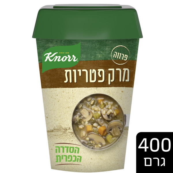 קנור מרק פטריות רכיביים טבעיים 400 גרם.