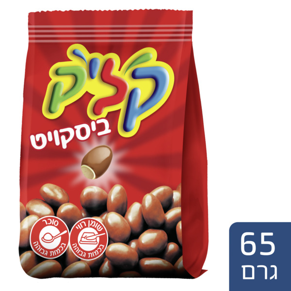 קליק - שקית ביסקוויט 65 גרם