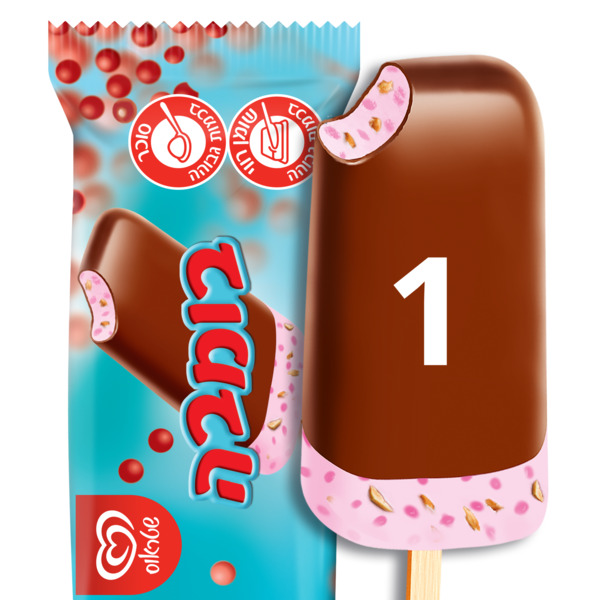שלגון בומבה בטעם וניל 80 גרם