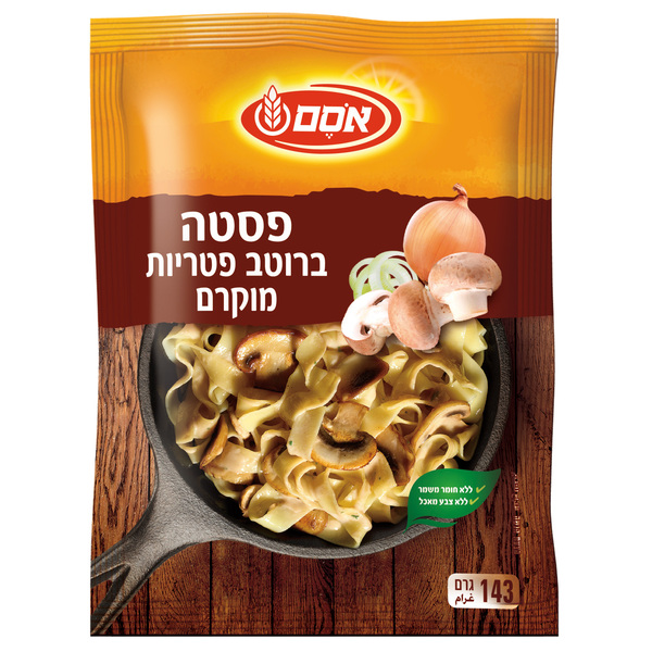 תבשיל פסטה ברוטב פטריות מוקרם 143 גר'