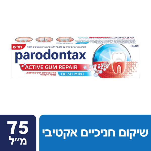 משחת שיניים פרודונטקס שיקום חניכיים אקטיבי 75 מ"ל