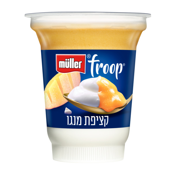 יוגורט עם קציפת מנגו 3% שומן פרופ 150 ג' מולר