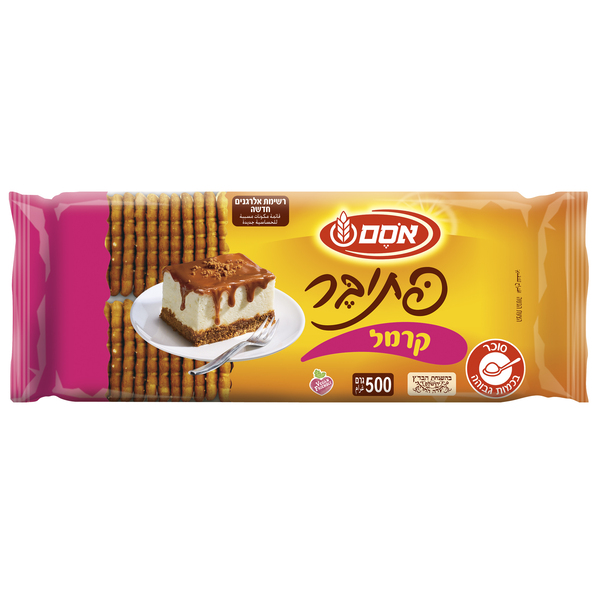 אסם פתי בר קרמל 12*500 גרם חדש
