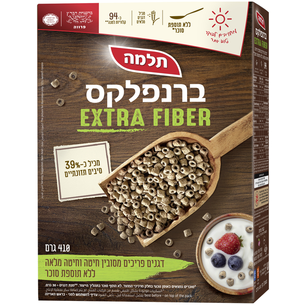 ברנפלקס אקסטרה פייבר מיני תלמה 410 גרם