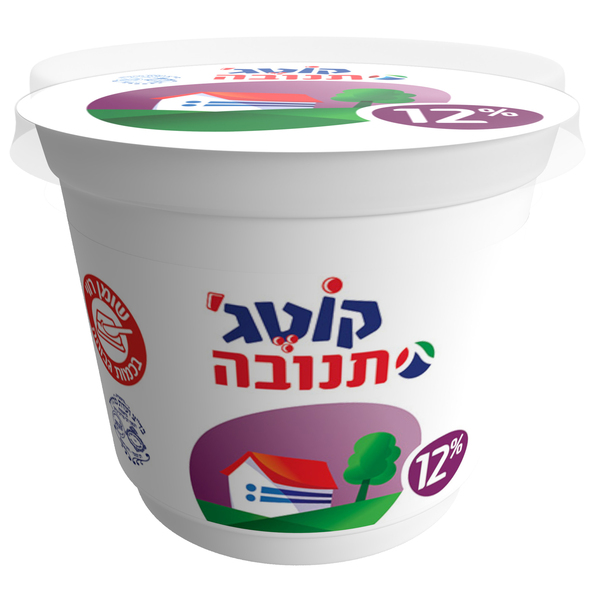 קוטג` בדצ 12% תנובה 250 גרם