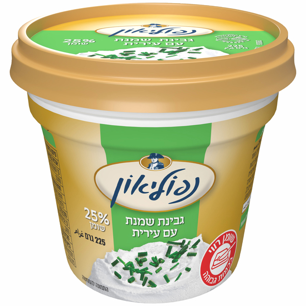גבינת שמנת בסגנון עירית 25% שומן 225 ג' נפוליאון