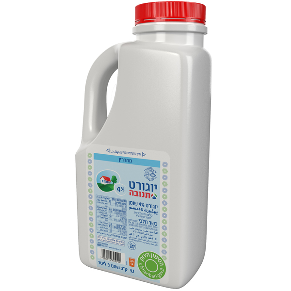 יוגורט כדים4% שומן תנובה 3 ליטר. - מידע תזונתי