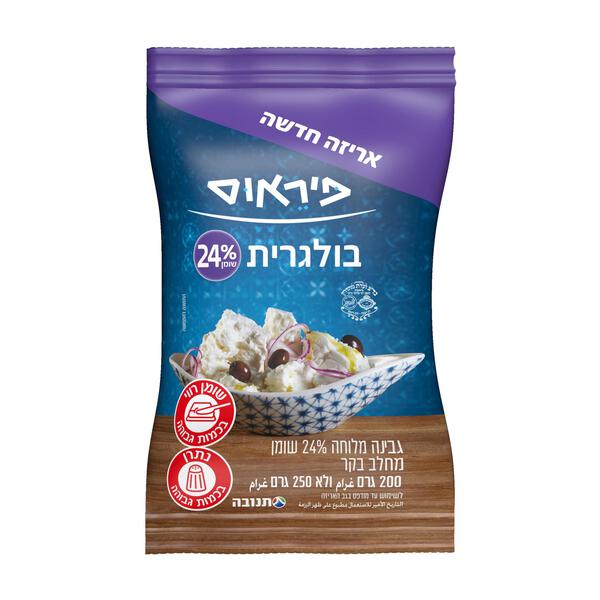 בולגרית פיראוס 24%  200 גרם - מידע תזונתי