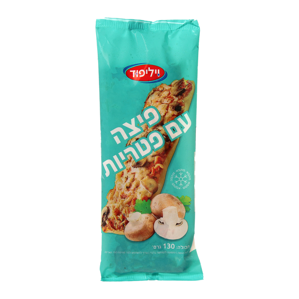 פיצה עם פטריות 130 גרם יצרן/מותג: וילי פוד