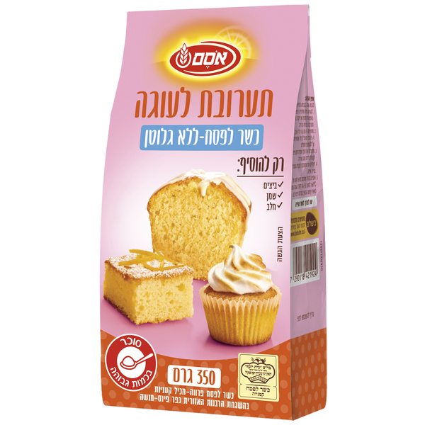תערובת לפנקייק לעוגה 350 גר' אסם כשל"פ