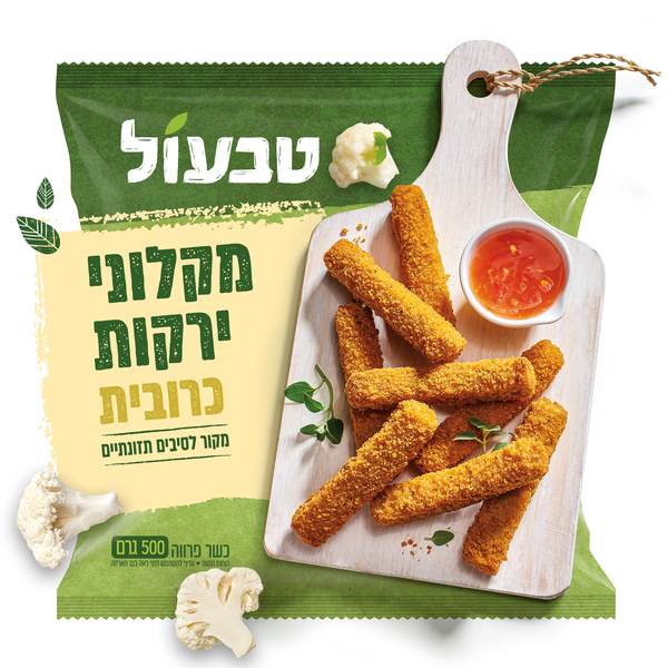 טבעול מקלוני ירקות לבנים 500 גרם