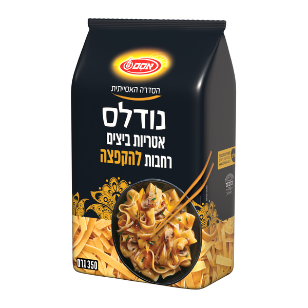 נודלס אטריות ביצים רחבות 350 גרם אסם