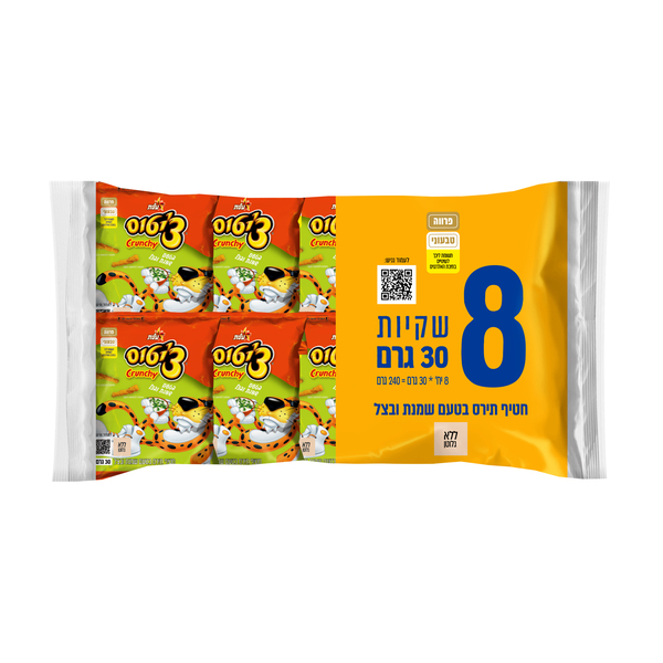 מארז חטיפי קראנצ שמנת בצל 240 ג' ציטוס