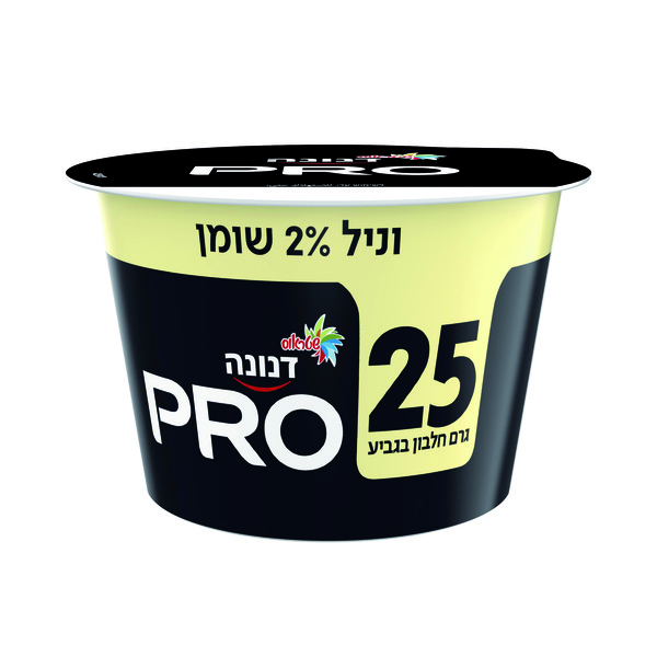 יוגורט פרו ללא סוכר בטעם וניל 215 ג' דנונה