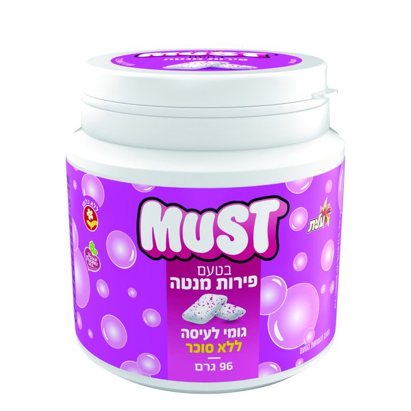 מסטיק מאסט קוביות בטעם פירות מנטה 96 ג' עלית
