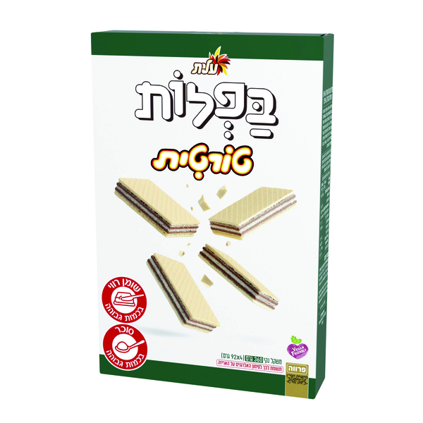 בפלה טורטית שוקולד לבן עלית 360 גרם