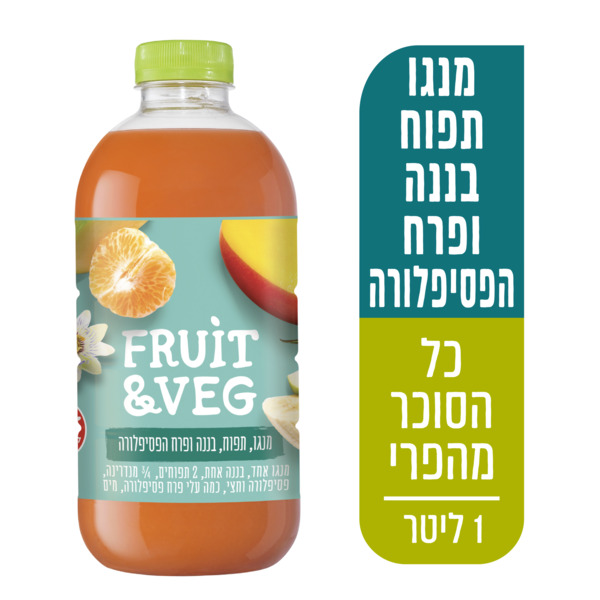 פרוט & ווג' אמנגו תפוח בננה ופרח פסיפלורה 1 ליטר
