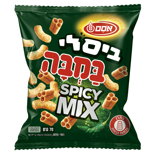 במבה ביסלי מיקס חריף אסם 70 גרם