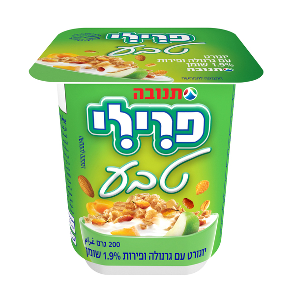 יוגורט פרילי טבע עם גרנולה ופירות 1.9%