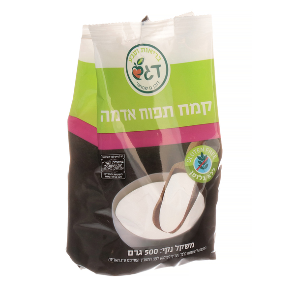 דגש קמח תפו"א ללא גלוטן 500 גרם - מידע תזונתי