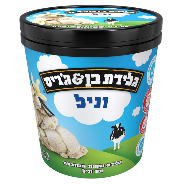 גלידה בן ג'ריס פיינטים וניל צרפת 500'ג